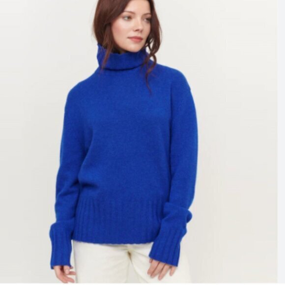 Autres Filles Sweaters - Autres Filles Royal Blue Roll Neck Chunky Sweater SIze Medium